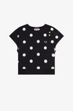 Fred Perry Amy Winehouse Flocked Polka Dot Top