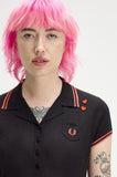 Fred Perry Amy Winehouse Pocket Detail Knitted Shirt