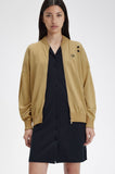 Fred Perry Amy Winehouse Metallic Knitted Bomber Jacket