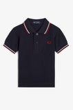 My First Fred Perry Shirt Navy / White / Red