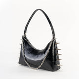 Spiked 3 in 1 Convertible Shoulder Bag