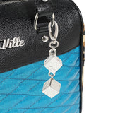 Blue Sparkle Atomic Tote Medium