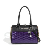 Purple Sparkle & Leopard Atomic Tote Medium