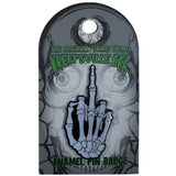 Skeleton Middle Finger Glow Enamel Pin