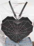 Convertible Spiderweb Heart Bag