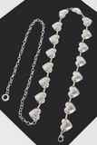 Solid Heart Chain Belt