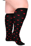 Be My Valentine Over Knee Socks