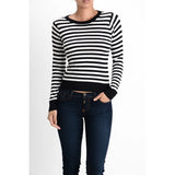 Striped Long Sleeve Pullover Sweater