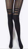 Faux Thigh High Net Tights