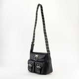 O Ring Moto Crossbody Bag
