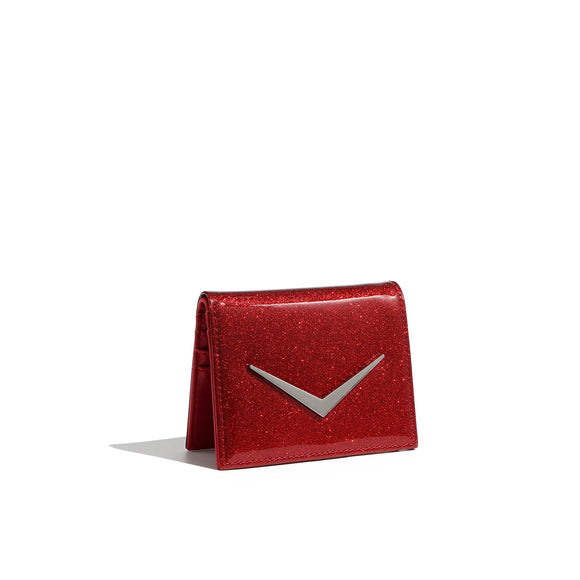 Red Sparkle Mini Getaway Wallet