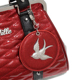 Red Rum Sparkle Love Bird Kiss Lock