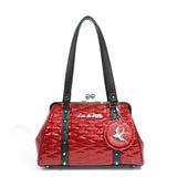 Red Rum Sparkle Love Bird Kiss Lock