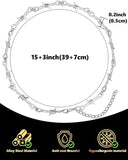 Stainless Steel Barbed Wire Necklace