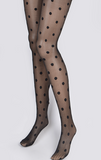 Sheer Polka Dot Tights