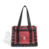 Black and Pink Sparkle Weekender Tote Medium