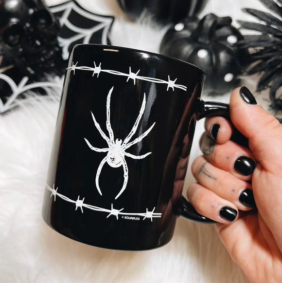 Barbed Wire Spider Coffee Mug