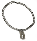 Razor Blade Chain Necklace