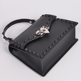 Monotone Black Studded Purse