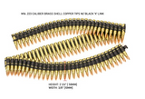Brass 223 Bullet Belt