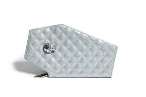 Silver Sonic Sparkle Coffin Clutch Wallet