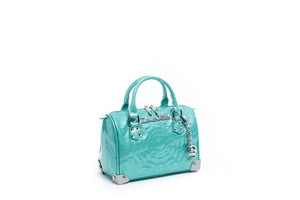 Mini Maltese Tote Mermaid Blue Sparkle