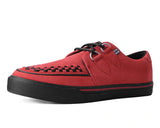 Lucious Red Suede Creeper Sneaker