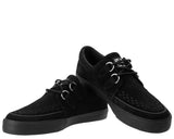 Black Suede D-Ring VLK Creeper Sneaker