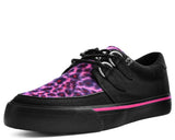 Black & Pink Leopard D-Ring VLK Sneaker