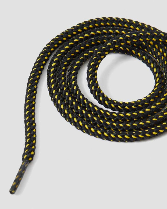 Black & Yellow Industrial Laces (4-5 Eye Shoes)