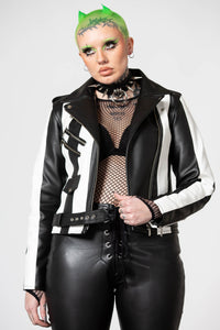 Beetlejuice Vegan Leather Jacket