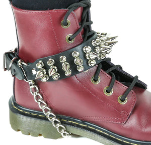 Triple Spiked Boot Strap