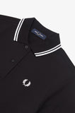 Fred Perry Twin Tipped Polo Dress Black / White