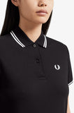Fred Perry Twin Tipped Polo Dress Black / White