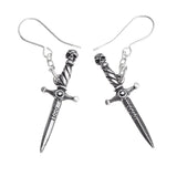 Hand of Macbeth Dagger Earrings - DeadRockers