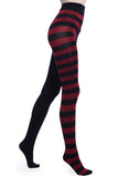 Blood Red Striped Ella Tights