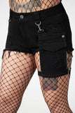 Fury Road Denim Garter Shorts