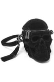 Velvet Grave Digger Skull Bag