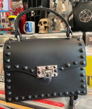 Monotone Black Studded Purse