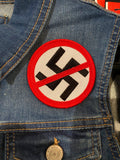 Anti Nazi Crossed Out Swastika Patch