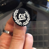 Oi! Laurel Enamel Pin