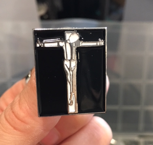 Crucified Skin Enamel Pin