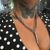 Silver Bullet Chain Necklace