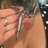 Silver Bullet Chain Necklace