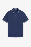 Fred Perry Polo French Navy / Snow White / Navy