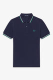 Fred Perry Polo Carbon Blue / White / Rafg