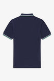 Fred Perry Polo Carbon Blue / White / Rafg