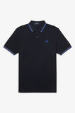 Fred Perry Polo Navy / Riviera / Cobalt (Last One Size Small!)