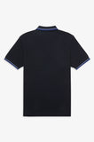 Fred Perry Polo Navy / Riviera / Cobalt (Last One Size Small!)