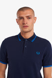 Fred Perry Polo Dark Carbon / Blue